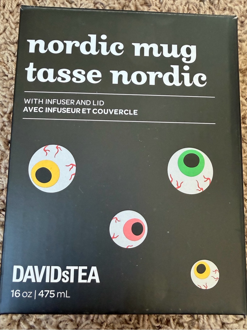NIB DavidsTea Halloween 👁️ Mug